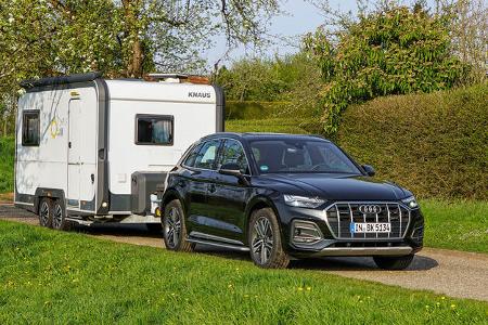 Audi Q5 50 TDI Zugwagentest