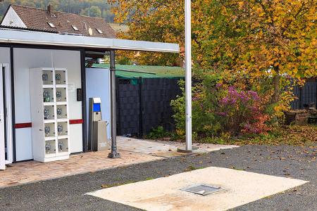 Stellplatz an der Weinstube Schalkhaus Entsorgung f