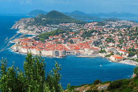 Festung, Meer, Altstadt, Berge,Hafen