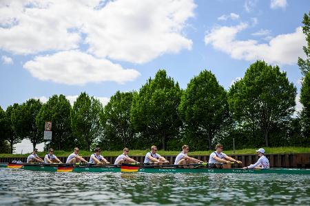Deutschland-Achter mit alten Stützen ins Olympia-Jahr