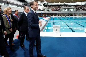 Macron glaubt an Eröffnungsfeier auf der Seine und Störfeuer aus Russland