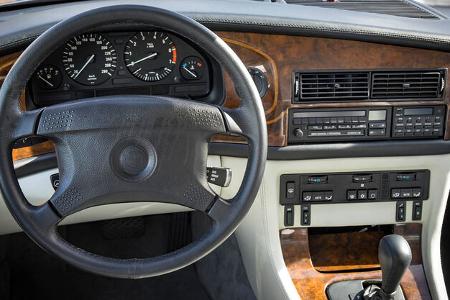 BMW E38 760iL V16 Goldfisch Prototyp (1990) Cockpit