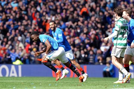 Ex-Schalker Matondo rettet Rangers einen Punkt im Derby