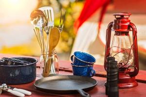 Camping Grundausstattung