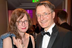 Pärchenauftritt: Karl Lauterbach mit Freundin beim Bundespresseball