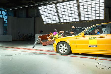 ADAC-Crashtest Fahrrad