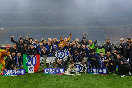Feuerwerk und Champagner: Inter feiert Scudetto