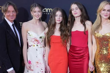 Nicole Kidman und Keith Urban: Mit Töchtern auf dem roten Teppich