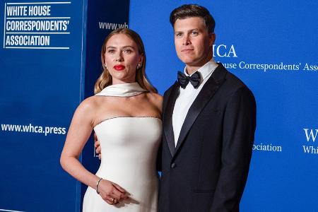 Scarlett Johansson und Colin Jost: Glamour-Auftritt beim Presse-Dinner