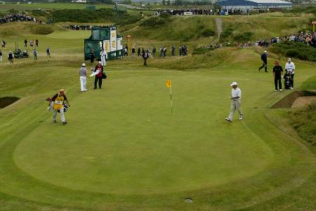 Golf: Festival der Rekorde in Troon