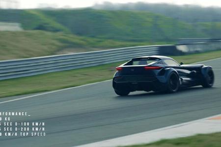 Donkervoort F22 Weltrekord Querbeschleunigung