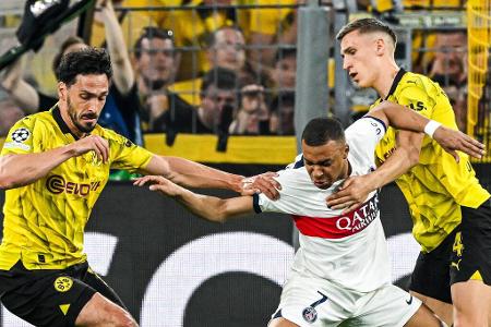 BVB vs. PSG: Noten und Einzelkritik - Im Halbfinal-Hinspiel der Champions League hat sich Borussia Dortmund am Mittwoch eine gute Ausgangslage verschafft. Dank einer leidenschaftlichen Leistung gelang gegen Paris Saint-Germain ein 1:0-Heimerfolg. Der Traum vom Finale lebt! Alle BVB-Stars in der Einzelkritik: