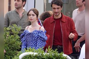 Lily Collins dreht in Rom: Neuer Darsteller bei "Emily in Paris"