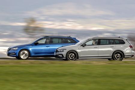 Skoda Superb Combi 2.0 TSI 4x4, VW Passat Variant 2.0 TSI 4Motion, Exterieur