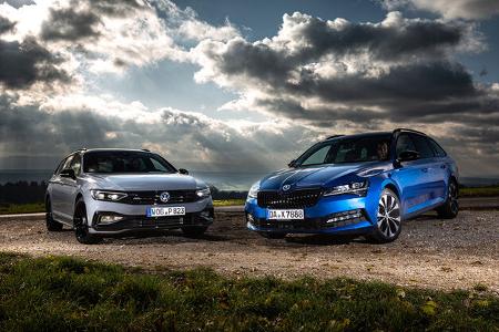 Skoda Superb Combi 2.0 TSI 4x4, VW Passat Variant 2.0 TSI 4Motion, Exterieur