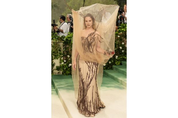 Wenige schaffen den schwierigen Balanceakt zwischen stylisch und verrückt so gut wie Lana Del Rey, die zur Feier des Abends zu einem Baum wurde. Das Kleid wurde von Seán McGirr für Alexander McQueen e ...