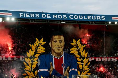 PSG-Ultras feiern Mbappe ein letztes Mal im Prinzenpark