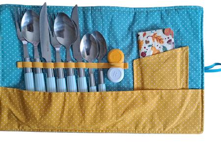 DIY Bestecktasche f