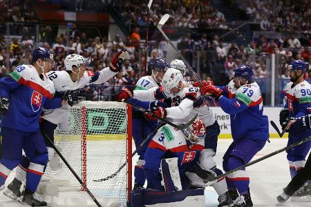 Eishockey-WM: Slowakei überrascht gegen USA