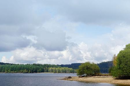 Lac de Vassivière, künstlicher See, Natur, Ufer