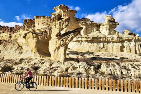 Mobil-Tour Spanien und Portugal - Sandsteinfelsen