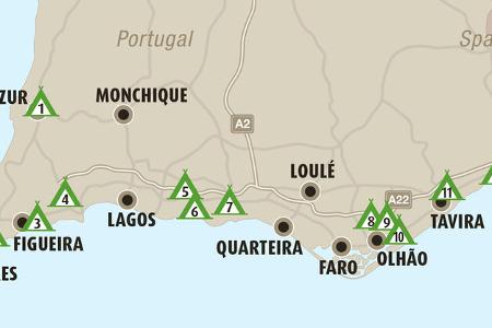 Campingplatz-Archiv Algarve