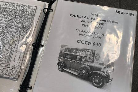 1928er Cadillac Al Capone's bulletproof Town Sedan