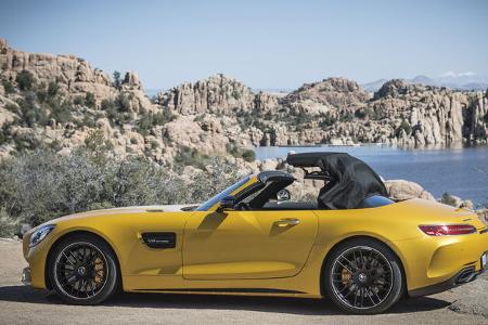 Mercedes-AMG GT C Roadster, Cabrio, Fahrbericht