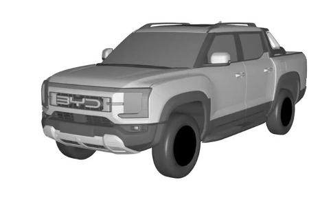BYD Pick Up Patentskizze Ford Kopie
