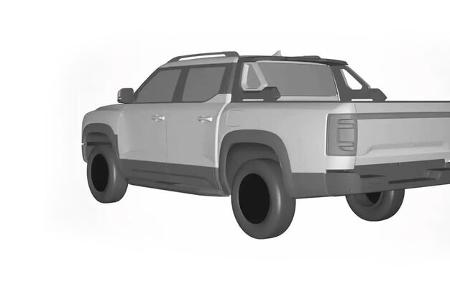 BYD Pick Up Patentskizze Ford Kopie