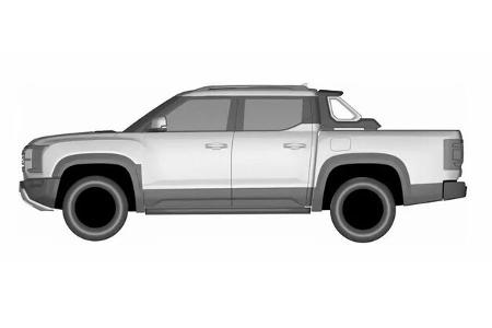 BYD Pick Up Patentskizze Ford Kopie