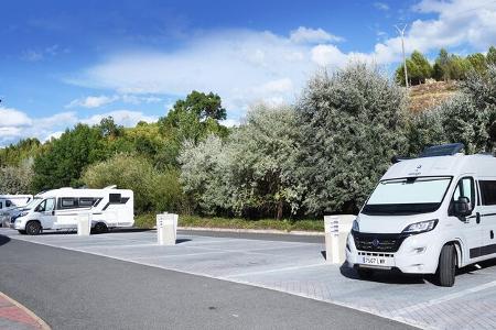 Stellplatz, Elciego, Wohnmobile