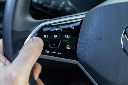 VW ID.7, Knöpfe am Lenkrad