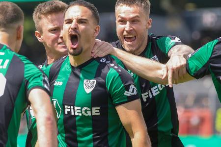 Preußen-Party: Münster bejubelt Rückkehr in die 2. Liga