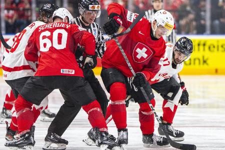 Eishockey-WM: Erste Niederlage für die Schweiz