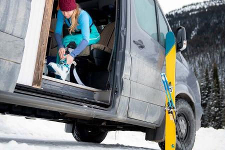 Vanlife, Wintercamping, Wintersport