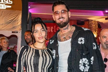 Nach dem Autounfall: Leyla Lahouar und Mike Heiter melden sich zurück