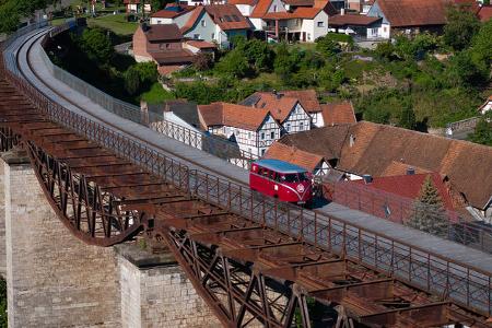 VW T1 Kombi (1955) Klv-20 Schienen-Bulli Lengenfelder Viadukt
