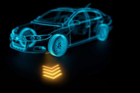 Pfeil als Blinker Grafik