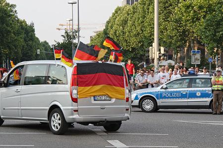 Autokorso Fußball-WM