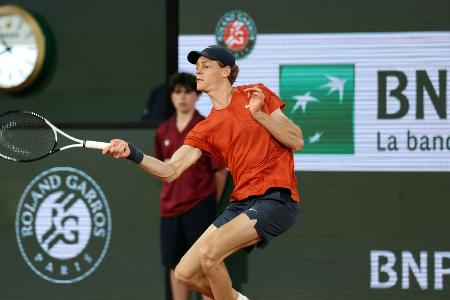 French Open: Sinner im Viertelfinale