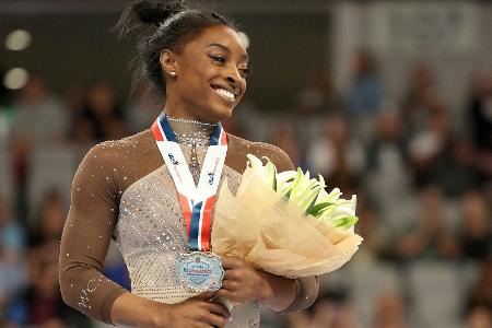 Biles baut Rekord aus: Neunter US-Titel für die Turn-Königin