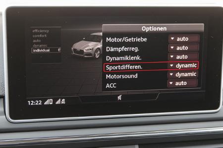 Audi S5 Sportback, Interieur