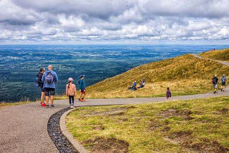 Auvergne Panoramablick f