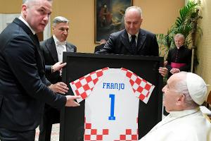 Segen vor der EM: Kroatien erhält Privataudienz beim Papst