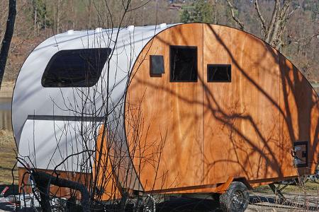 Holzwohnwagen