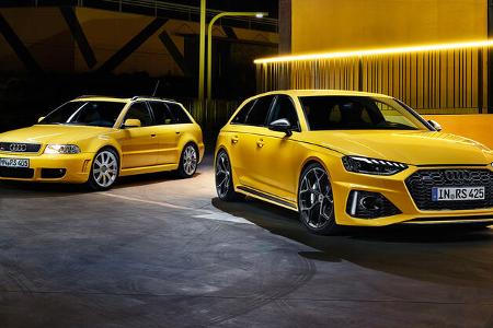 Audi RS 4 Avant B9 Edition 25 Years und Audi RS 4 Avant B6