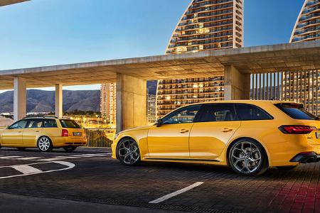 Audi RS 4 Avant B9 Edition 25 Years und Audi RS 4 Avant B5