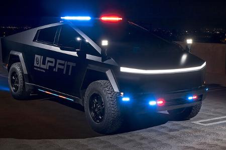Tesla Cybertruck Polizeiauto Up.Fit Unplugged Performance