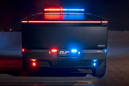 Tesla Cybertruck Polizeiauto Up.Fit Unplugged Performance